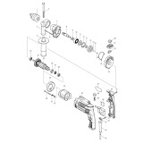 Makita MT814 Hammer Drill 110v & 240v Spare Parts