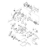 Makita MT940 Corded Belt Sander 110v & 240v Spare Parts