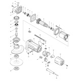 Makita MT952 Angle Grinder Spare Parts