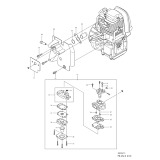 Makita PB252.4 Petrol Leaf Blower Spare Parts PB252.4