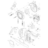 Makita PB7660.4 Petrol Garden Blower 75.6cc Spare Parts PB7660.4