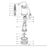 Makita PF4001 Pf4001 240v 400w 180l Dirty Water Submersible Drainage Pump Spare Parts