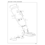 Makita PLM4817 48cm Mulching Lawn Mower Spare Parts PLM4817