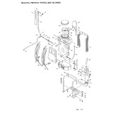 Makita PM7651H 4-stroke Petrol Backpack Mist Blower 75.6cc Spare Parts PM7651H