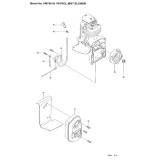 Makita PM7651H 4-stroke Petrol Backpack Mist Blower 75.6cc Spare Parts PM7651H