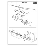 Makita PV4035 Lawnmower Spare Parts PV4035