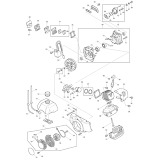Makita RBC414U Petrol 40.2cc Brush Cutter Spare Parts RBC414U