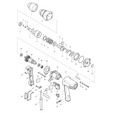 Makita TW0200 1/2in Impact Wrench Spare Parts TW0200