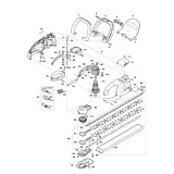 Makita UH4540 Corded Hedge Trimmer 110v 240v Spare Parts UH4540