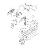 Makita UH5540 Corded Hedge Trimmer Spare Parts UH5540