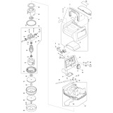 Makita VC1310L 110 & 240 Volt L-class Wet & Dry Vacuum Cleaner Spare Parts