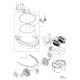 Makita VC2201 110 Volt Wet & Dry M-class 22l Dust Extractor Spare Parts VC2201