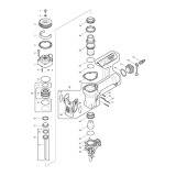 Makita AN620H Construction Coil Air Nailer 45-65mm Spare Parts