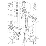 Makita AN901 Framing Coil Air Nailer 44-88mm Spare Parts