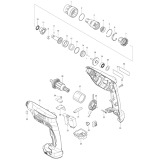 Makita BFS451 18v Lxt Li-ion Variable Speed Drywall Screwgun Spare Parts