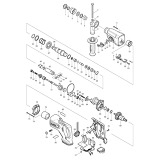 Makita BHR240 Cordless 18v Sds‑plus 7/8 Spare Parts BHR240