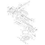 Makita BLS713 Crodless 18v 190mm Lxt Compound Mitre Saw Spare Parts BLS713