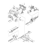 Makita BSS501 Cordless 136mm Circular Saw Spare Parts BSS501