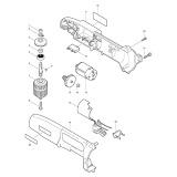 Makita DA312D 12v Nimh 3/8 Angle Drill Spare Parts DA312D