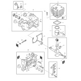 Makita DCS340 Petrol Garden Chainsaw Spare Parts