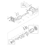 Makita DSH2301 Electric Garden Shredder Spare Parts