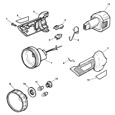 Black & Decker KC968 Type 1 Flashlight Spare Parts