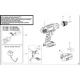 Black & Decker EPC126 Type H1 Cordless Drill Spare Parts EPC126