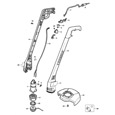 Black & Decker GL320 Type 1 String Trimmer Spare Parts