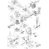 Makita EM2651UH 4-stroke Petrol Brushcutter 25cc Spare Parts EM2651UH