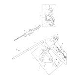 Makita ER2550LH Petrol 24.5cc Line Trimmer Spare Parts ER2550LH