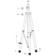 Festool 200038 St Duo 200 Work Light Tripod Spare Parts