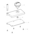 Festool 486058 Router Angle Arm Edging Plate Up - Of Spare Parts 486058