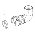 Festool 490818 Belt Sander Extraction Adapter Aa - Bs 75 / 105 Spare Parts
