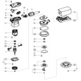 Festool 493526 Ets 125 Q Corded Ros Eccentric Sander Spare Parts 493526