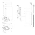 Festool 10009764 Os-ah Multi Tool Positioning Aid Set Spare Parts 10009764