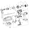 Festool 768173 Drc 18/4 Cordless Drill Spare Parts