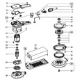 Festool 491896 Es 150/3 Eq Corded Ros Eccentric Sander 230v Spare Parts 491896