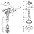 Festool 692048 Lex 125/3/m Corded Ros Eccentric Sander Spare Parts