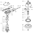 Festool 692061 Lex 125/7/m Corded Ros Eccentric Sander Spare Parts