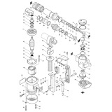 Makita HM0810 17mm Demolition Hammer Spare Parts