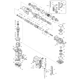 Makita HM1203C Sds-max Demolition Hammer Drill Spare Parts