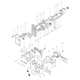 Makita HM1400 Electric Demolition Hammer Spare Parts