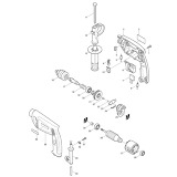 Makita HP1500 13mm Percussion Drill Spare Parts