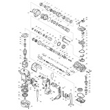 Makita HR4511C Sds Max Rotary Demolition Hammer Spare Parts