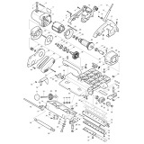 Makita KP312 110v 240v Corded Planer Spare Parts