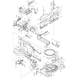 Makita LS1016L Corded 260mm Slide Compound Mitre Saw (with Laser Line) 110v & 240v Spare Parts LS1016L