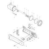 Makita ML702 Cordless Flashlight Worksite/jobsite 7.2v Spare Parts