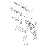 Makita TD020D Cordless Screwdriver 7.2v Spare Parts