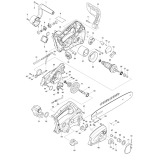 Makita UC250D 36v Cordless Chainsaw Spare Parts UC250D