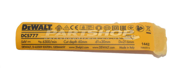 DeWalt DCS777 Type 1 Mitre Saw Spare Parts